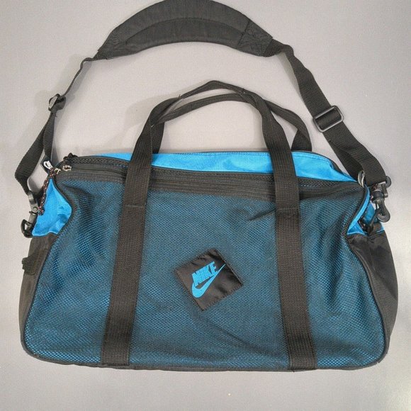 Nike Bags Vintage Nike Usa Track And Field Duffel Bag Logo 9s Blue